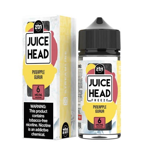 Juice Head Freeze Pineapple Guava 3mg y 6mg.