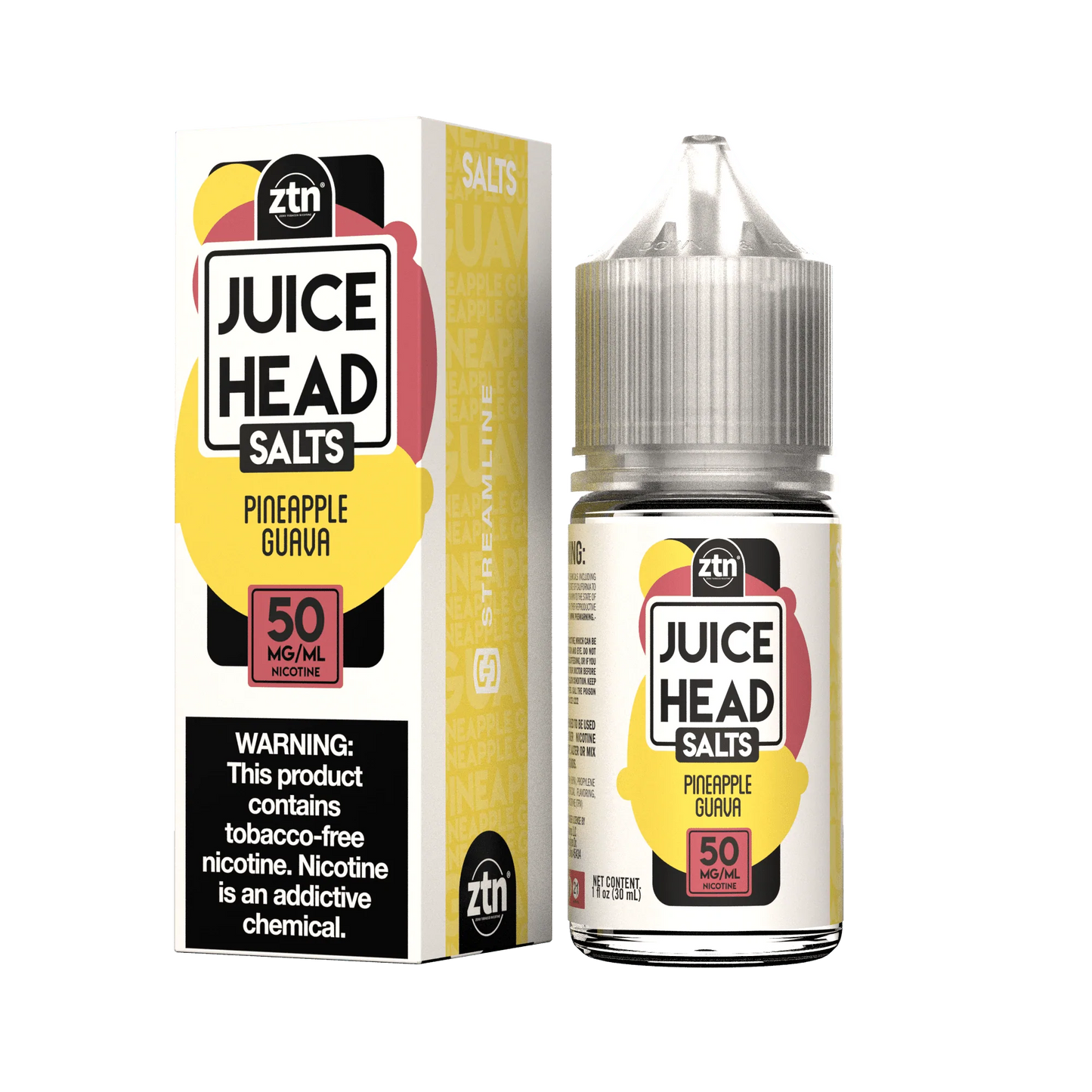 Juice Head Freeze Salts Pineapple Guava 35mg y 50mg.