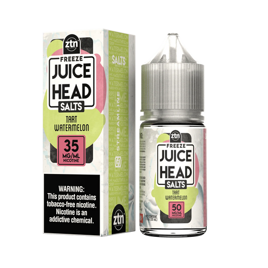Juice Head Freeze Salts Tart Watermelon 35mg y 50mg.