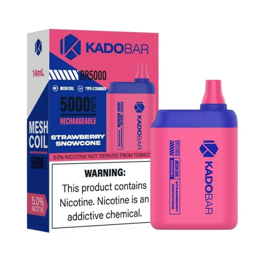 KADOBAR Strawberry Snowcone 5000 puffs.