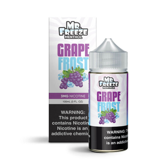 Mr.Freeze Menthol Grape Frost 3mg y 6mg.