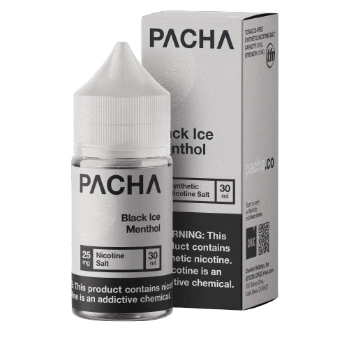 Pachamama Salts Black Ice Menthol 25mg y 50mg.