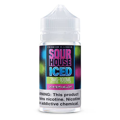 Sour House Iced Watermelon 3mg y 6mg.