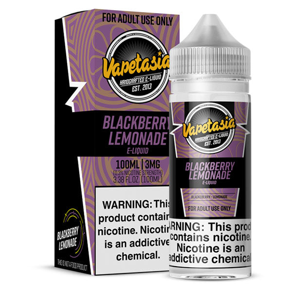 Vapetasia Blackberry Lemonade 3mg y 6mg.