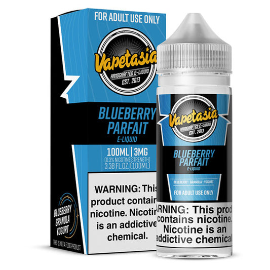 Vapetasia Blueberry Parfait 3mg.