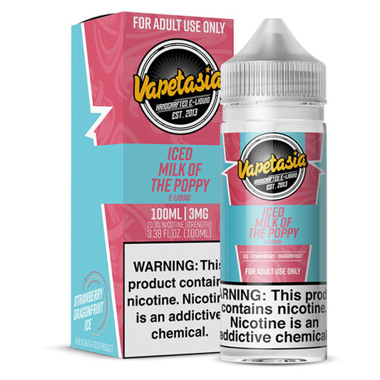 Vapetasia Iced Milk Of The Poppy 3mg y 6mg.