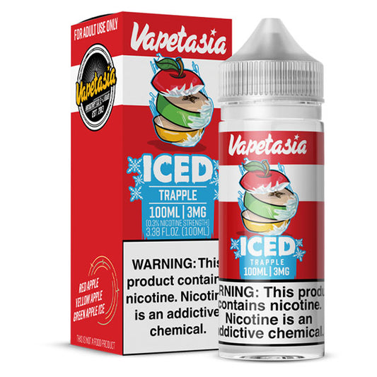 Vapetasia Iced Trapple 3mg y 6mg.