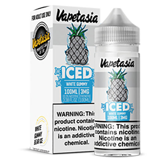 Vapetasia Iced White Gummy 3mg y 6mg.