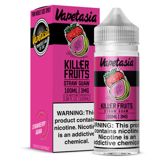 Vapetasia Killer Fruits Straw Guaw 3mg y 6mg.