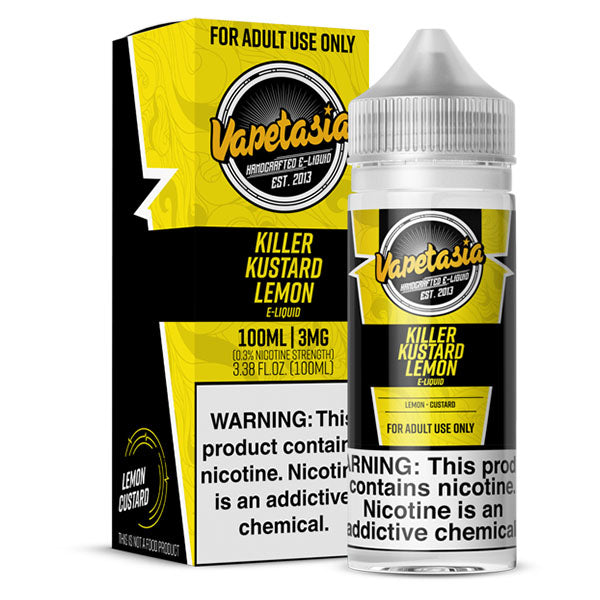 Vapetasia Killer Kustard Lemon 3mg y 6mg.