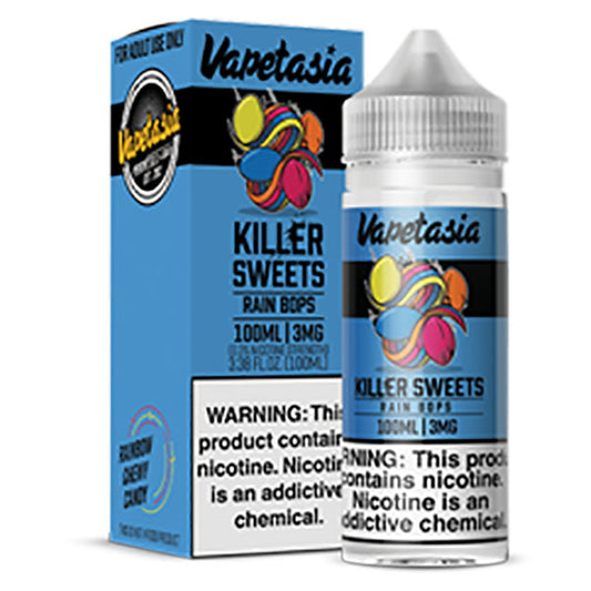 Vapetasia Killer Sweets Rain Bops 3mg y 6mg.