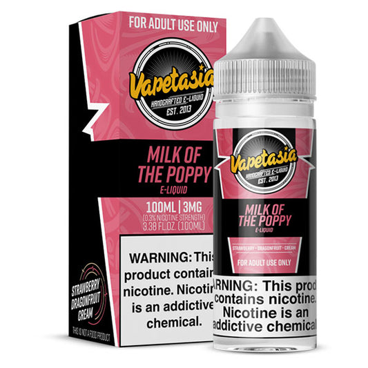 Vapetasia Milk Of The Poppy 3mg y 6mg.