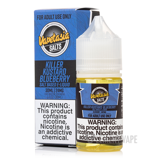 Vapetasia Salts Killer Kustard Blueberry 48mg.