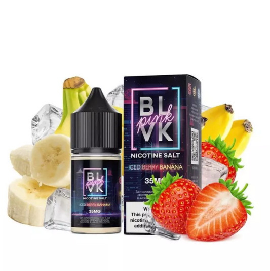 BLVK Pink Iced Berry Banana 35mg y 50mg.